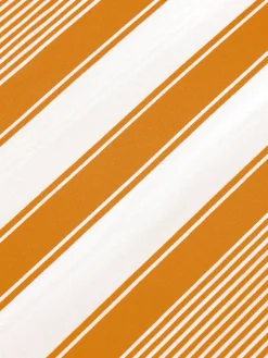 Sale Retro Stage 1970s V-Neck Contrast Stripes Jumpsuit