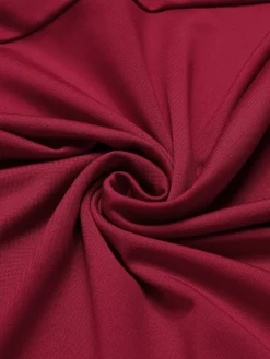 Fashion Retro Stage 1960s V-Neck Oblique Ruffled Hem Sleeveless Dress