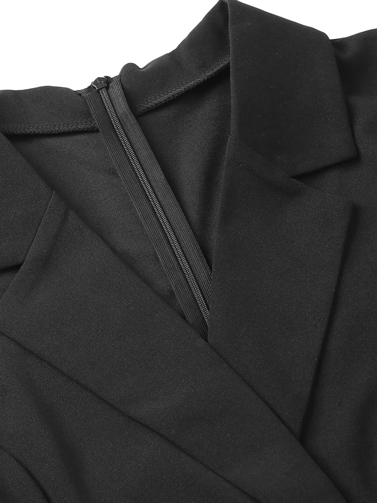 Sale Retro Stage 1950s V-Neck Solid Lapel Romper