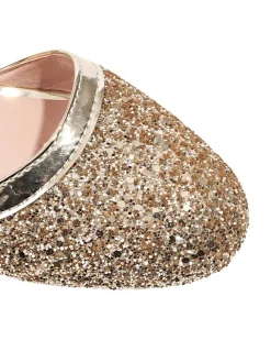 Hot Retro Stage Shiny Buckle Heels Mary Jane Shoes