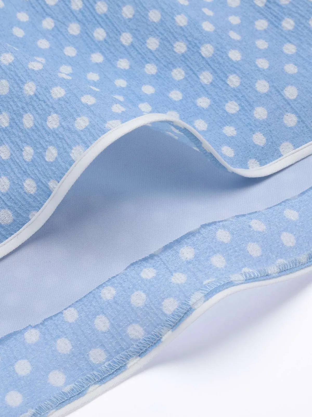 Clearance Retro Stage Sky Blue 1950s Strap Polka Dot Swing Dress