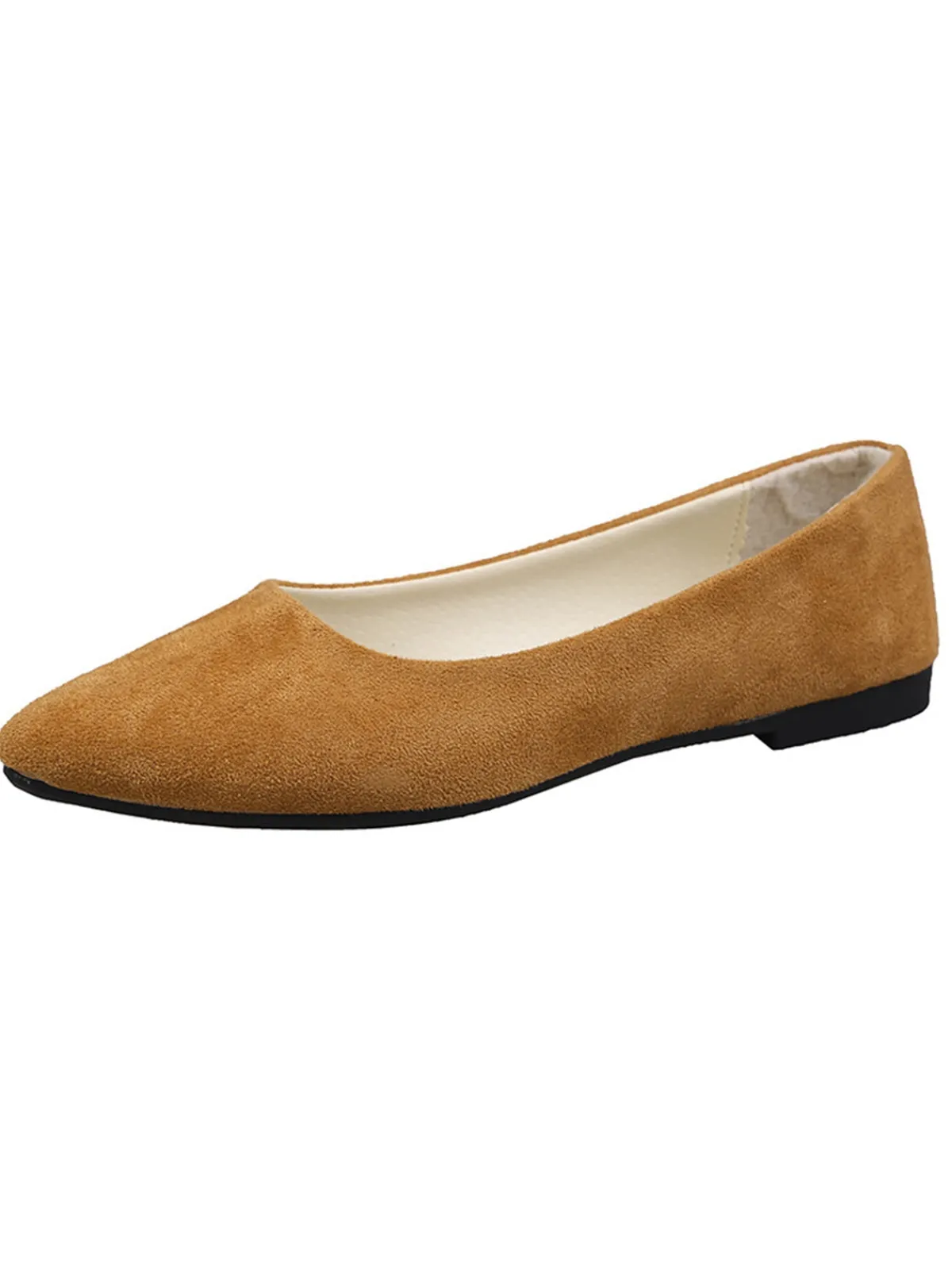 Hot Retro Stage Slip-On Loafers Pointed Toe Shallow Flat Shoes