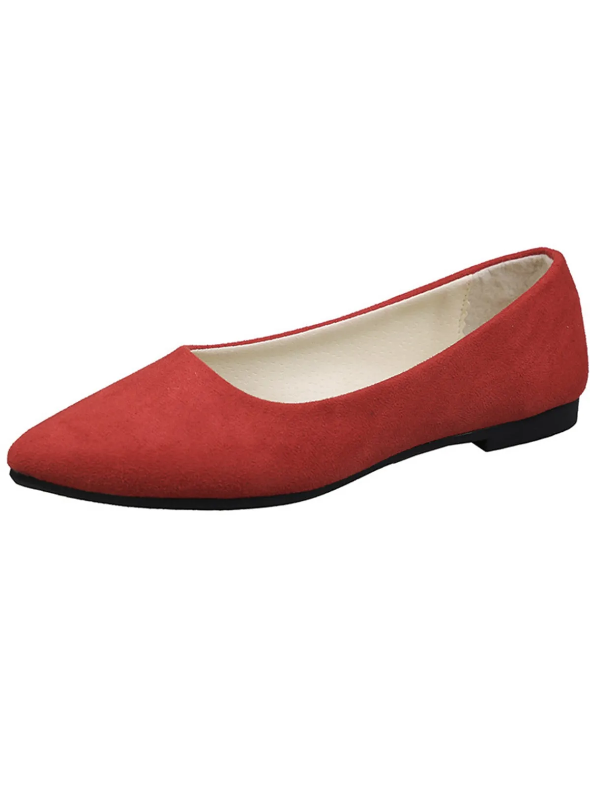 Hot Retro Stage Slip-On Loafers Pointed Toe Shallow Flat Shoes