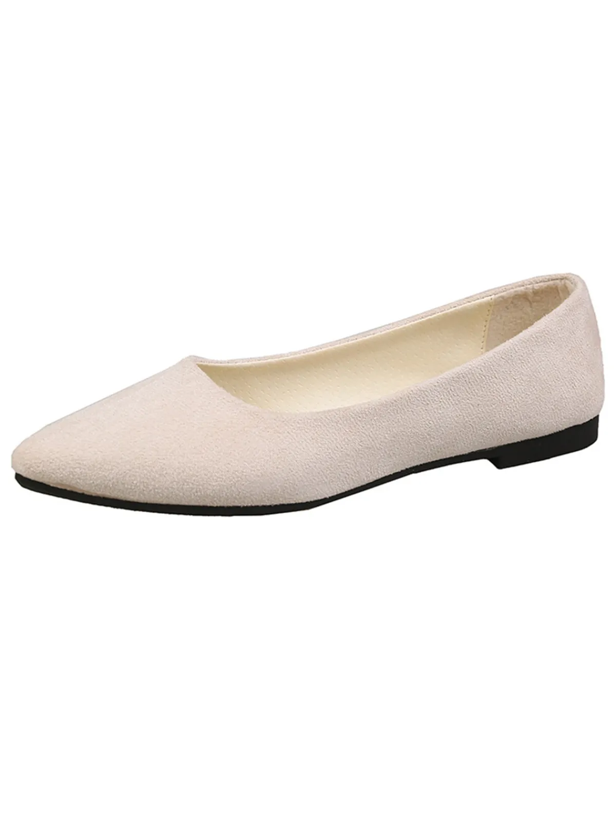 Hot Retro Stage Slip-On Loafers Pointed Toe Shallow Flat Shoes