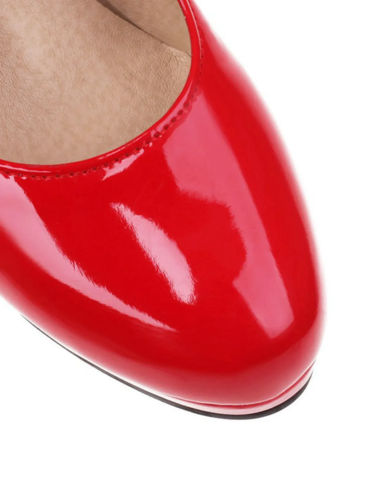 Hot Retro Stage Solid Leather Bowknot Buckle Strap Chunky Heels