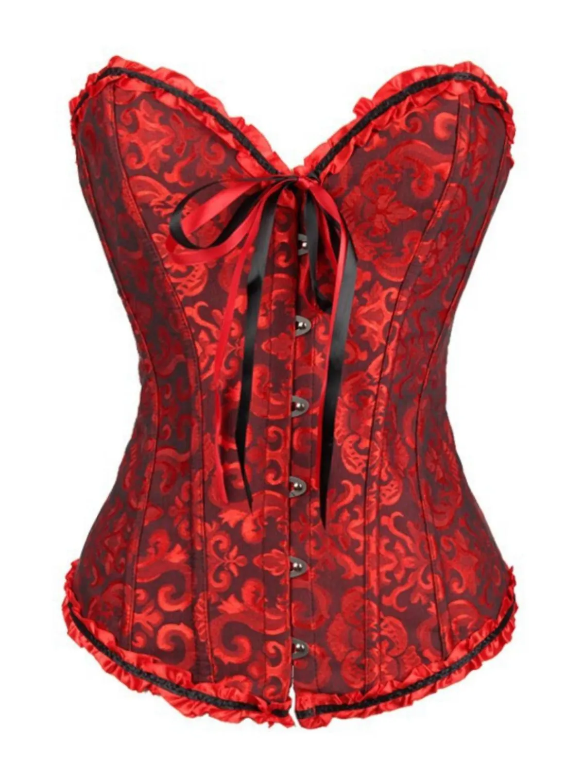 Best Retro Stage Steampunk Gothic Lace Overbust Corset