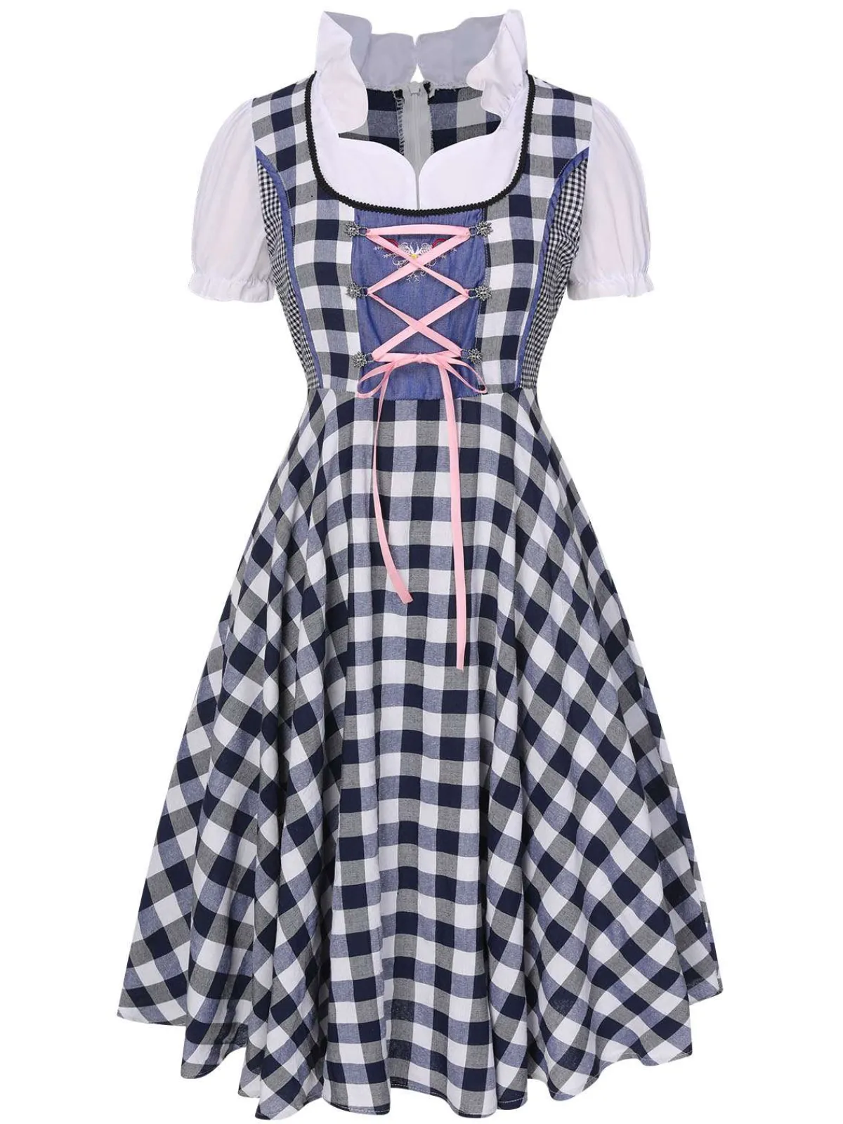 Best Retro Stage Traditional Oktoberfest Bavarian Carnival Dirndl Dress