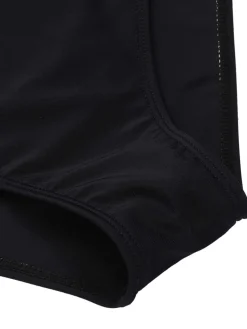 Discount Retro Stage [US Warehouse] Black 1950s Cross Halter Cherry Swimsuit