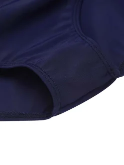 Outlet Retro Stage [US Warehouse] 1930s Halter One-piece Swimsuit Navy Blue