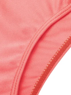 Discount Retro Stage [US Warehouse] 1940s Bow Strap One-piece Swimsuit Pink