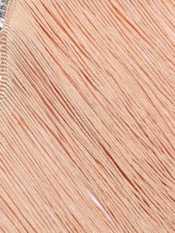 Discount Retro Stage [US Warehouse] Pink 1920s Tassel Gatsby Flapper Dress