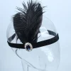 Clearance Retro Stage [US Warehouse] 1920s Feather Flapper Headband