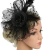 Outlet Retro Stage [US Warehouse] 1920s Feather Mesh Beads Headband