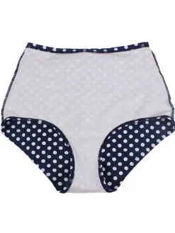 Best Retro Stage [US Warehouse] 1950s Polka Dot Pleated Halter Bikini