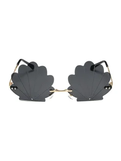 Hot Retro Stage Vintage Alloy Shell Frame Sunglasses