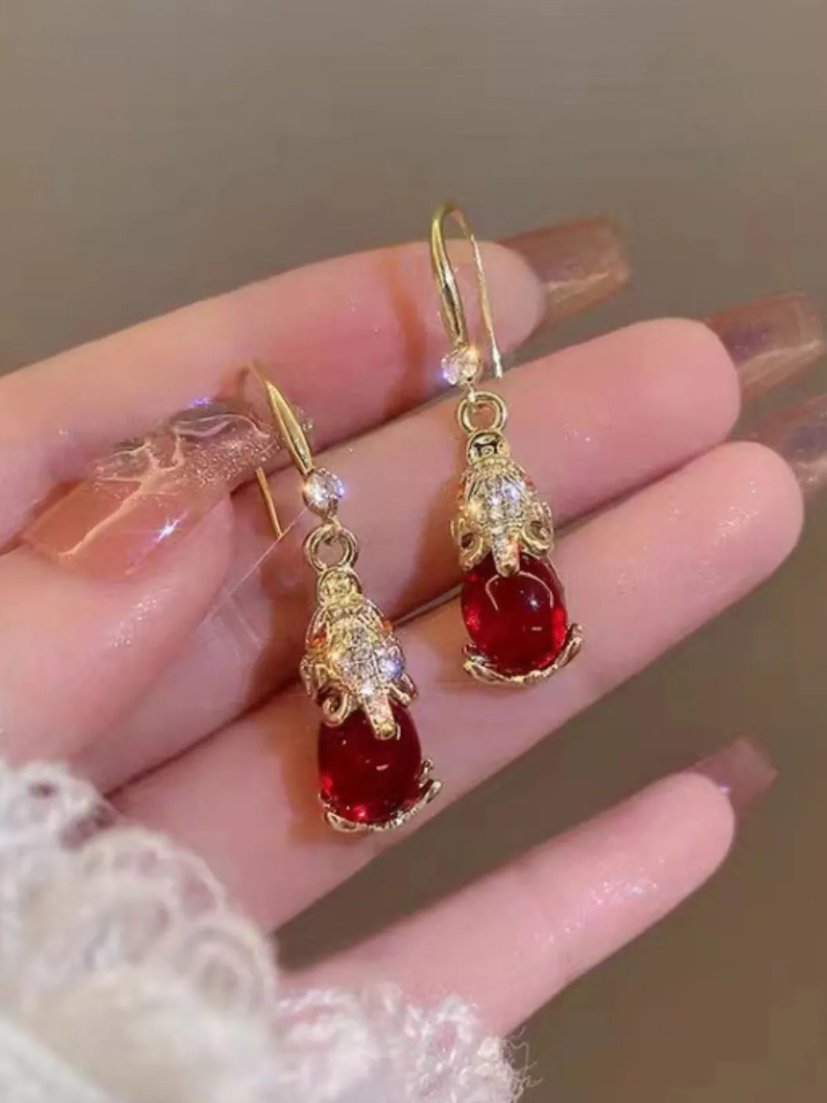 New Retro Stage Vintage Animal Alloy Earrings