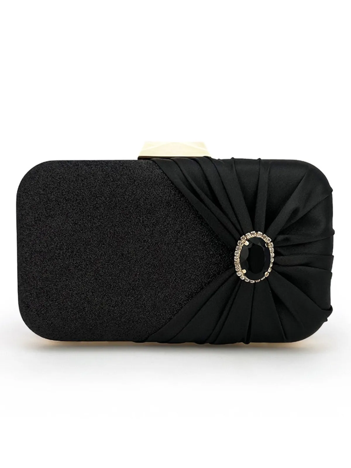 Discount Retro Stage Vintage Crystal Glitter Satin Clutch Bag