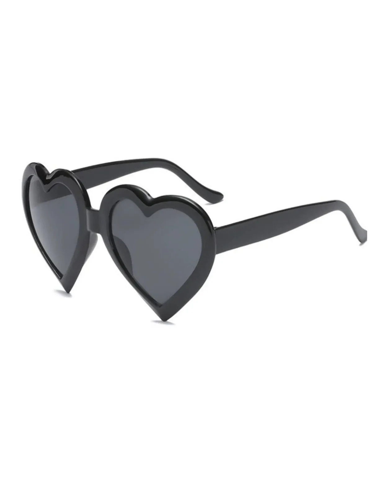 Outlet Retro Stage Vintage Curved Heart Frame Sunglasses
