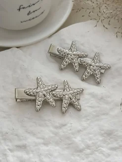 Clearance Retro Stage Vintage 3D Starfish Metal Hairpin