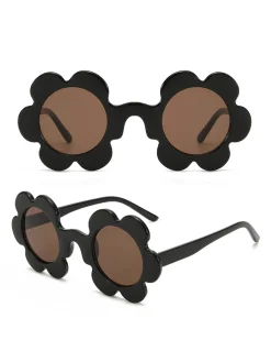 Hot Retro Stage Vintage Flower Border Frame Sunglasses