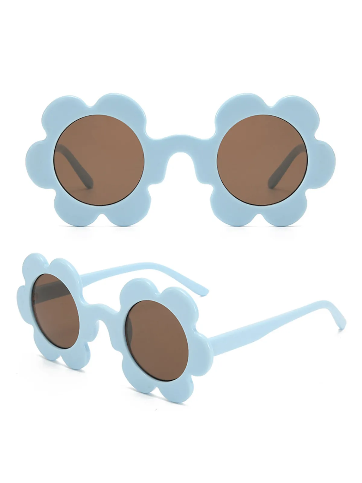 Hot Retro Stage Vintage Flower Border Frame Sunglasses