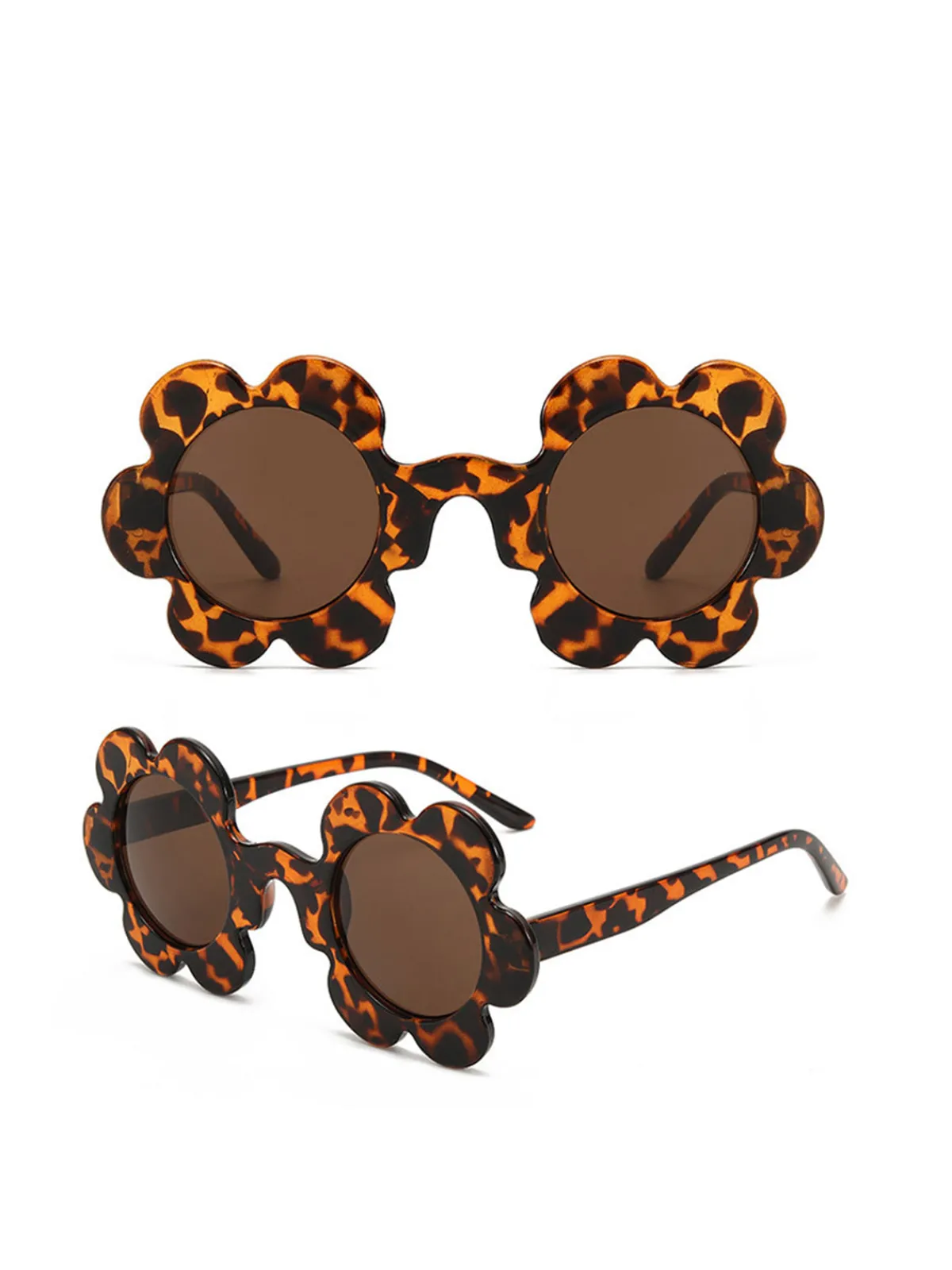Hot Retro Stage Vintage Flower Border Frame Sunglasses