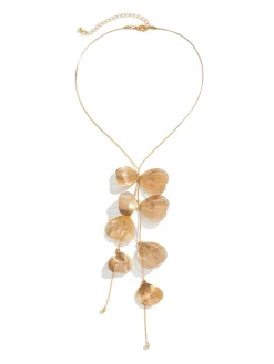 Fashion Retro Stage Vintage Ginkgo Leaf Necklace