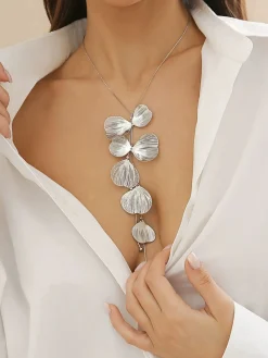 Fashion Retro Stage Vintage Ginkgo Leaf Necklace
