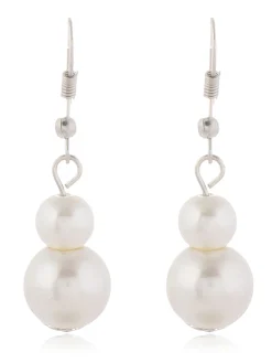 New Retro Stage Vintage Layered Pearl Necklace & Earring Set