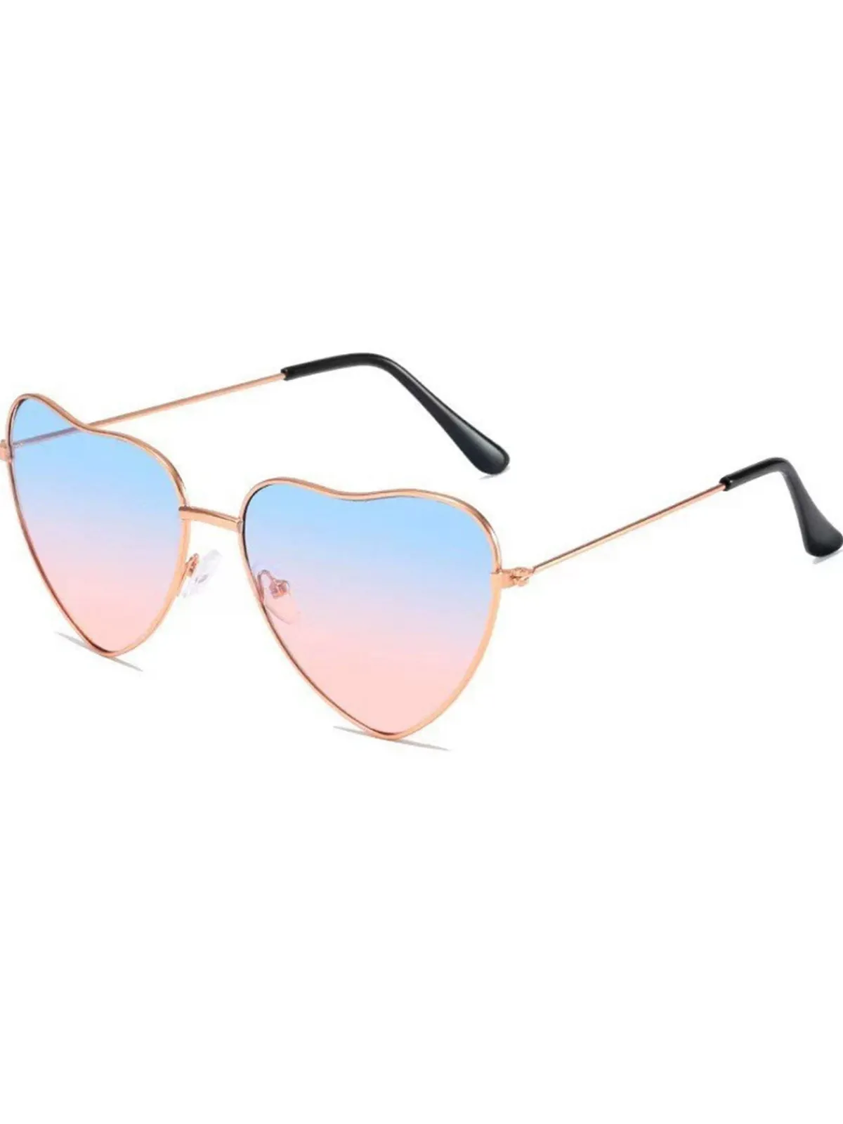 Discount Retro Stage Vintage Metal Heart Frame Sunglasses
