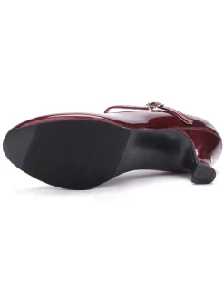 Best Retro Stage Vintage Mid High Heel Shoes