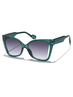 Hot Retro Stage Vintage Plastic Square Frame Sunglasses