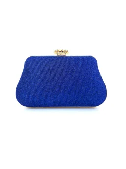 Online Retro Stage Vintage Pleated Crafted Rhinestone Bag