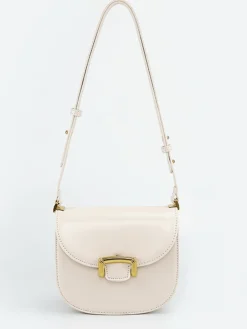 Online Retro Stage Vintage PU Leather Saddle Bag