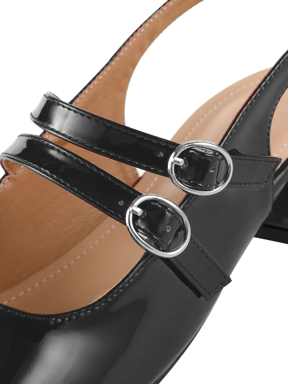 Hot Retro Stage Vintage Solid Mary Janes Shoes