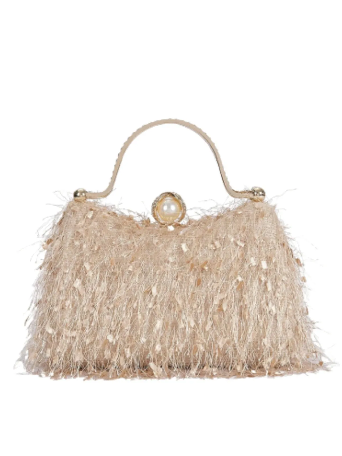 Fashion Retro Stage Vintage Tassel Evening Handle Bag