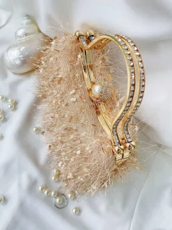 Fashion Retro Stage Vintage Tassel Evening Handle Bag