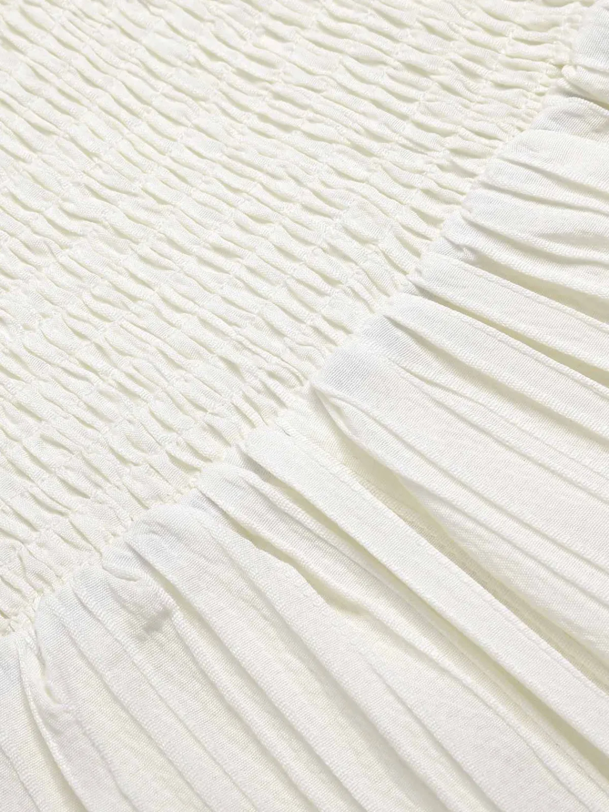 New Retro Stage 1960s Solid Puff Square Neck Romper White
