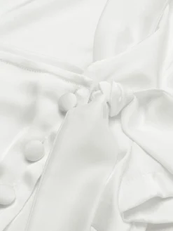 Sale Retro Stage 1950s Button Down Shirt White