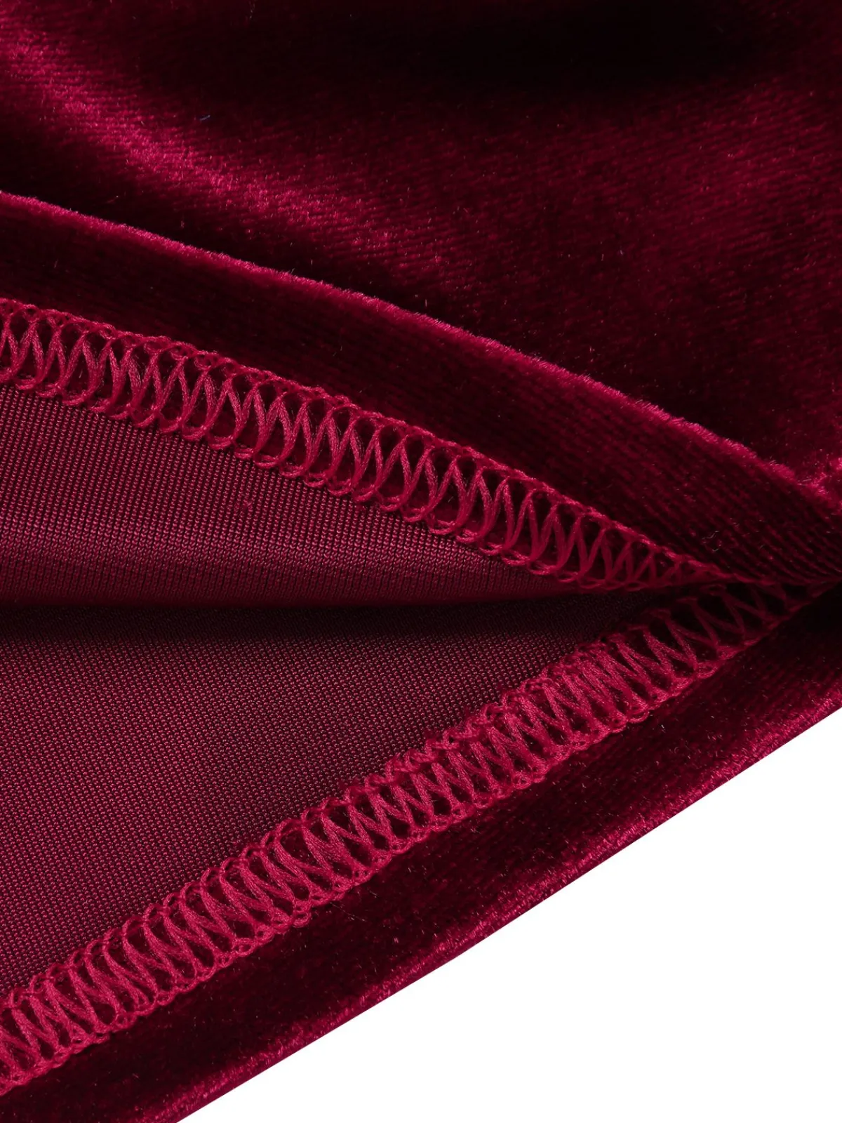 Clearance Retro Stage 1930s Beaded Velvet Sling Fishtail Dress Wine Red