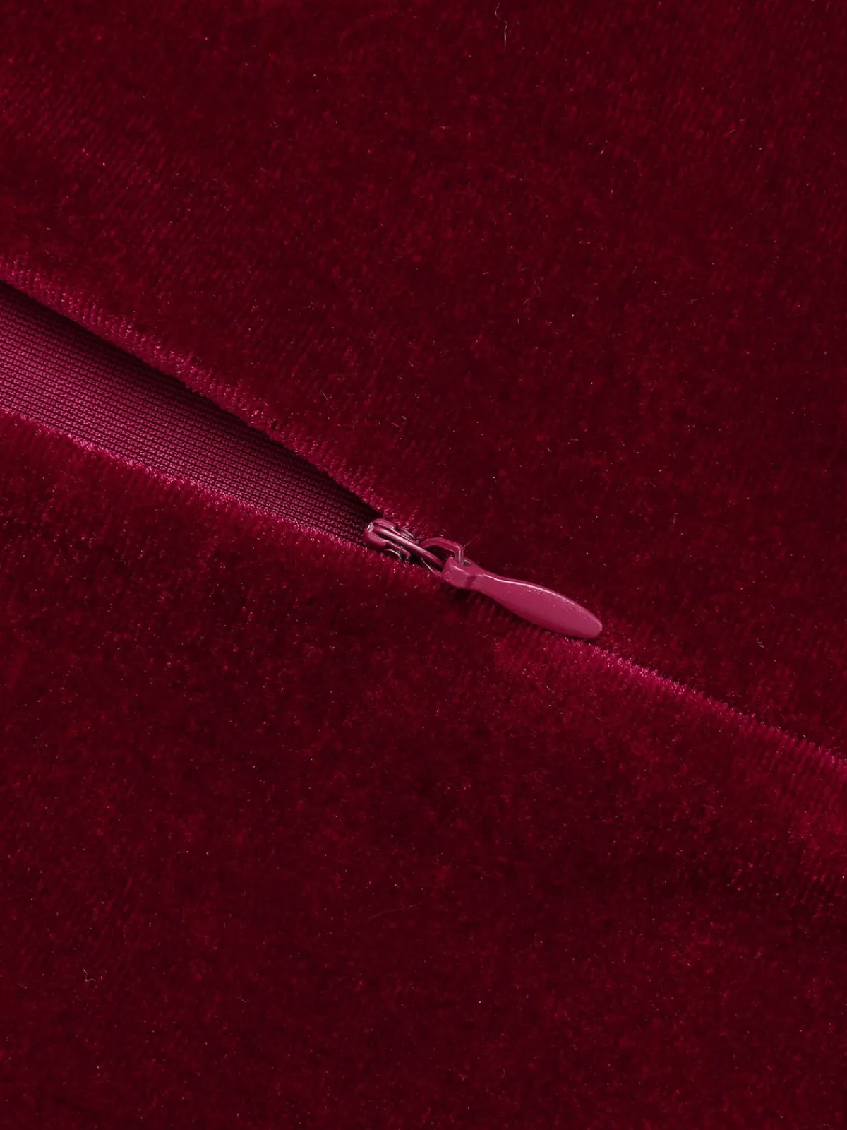 New Retro Stage 1930s Solid Velvet Mermaid Dress Wine Red