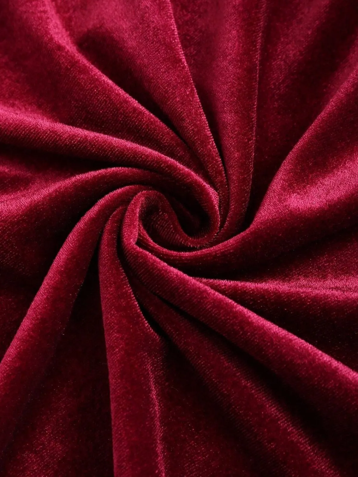Clearance Retro Stage 1930s Velvet Spaghetti Straps Mermaid Dress Wine Red