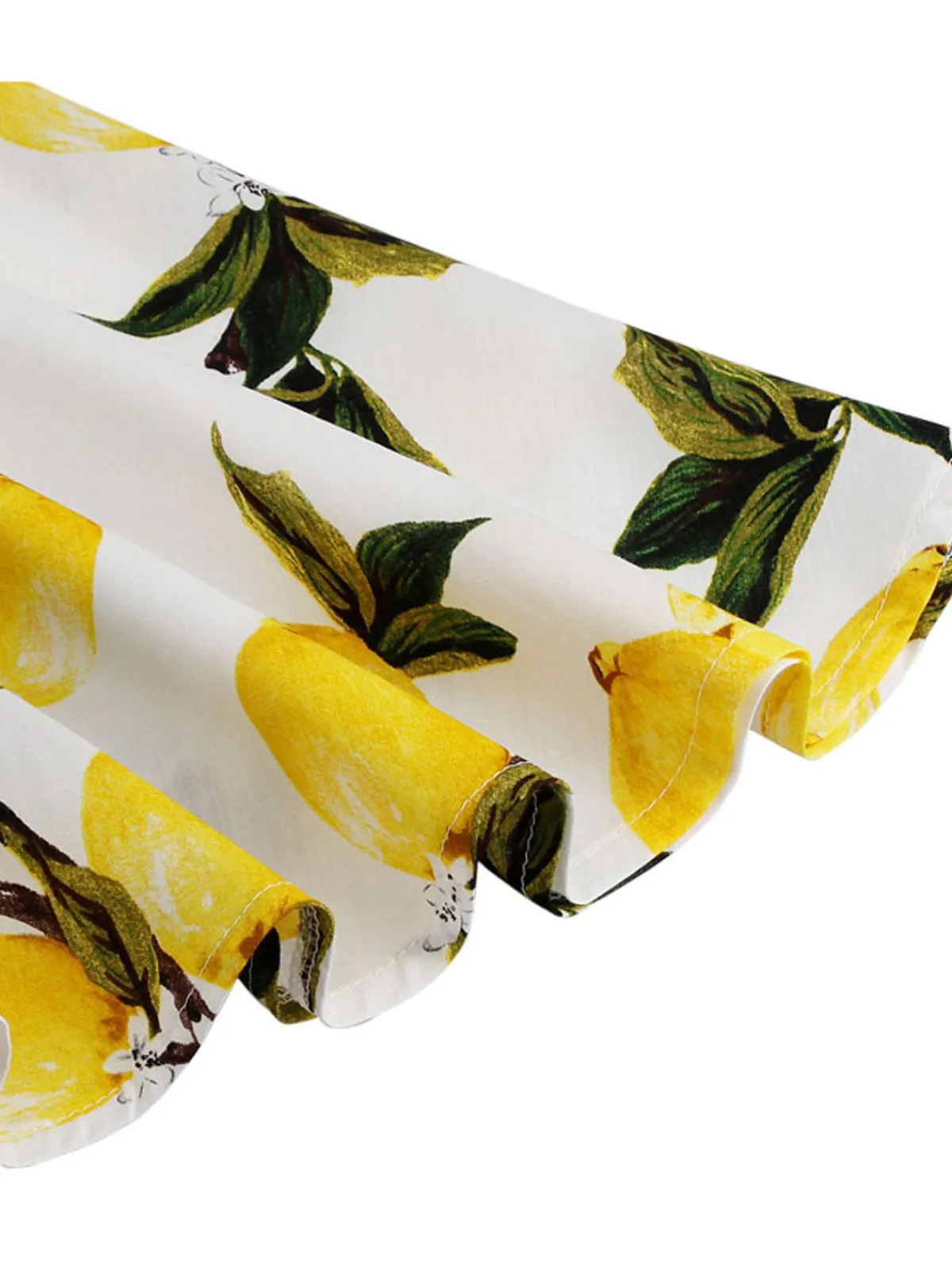 Best Retro Stage 1950s Lemon Bow Swing Dress Yellow