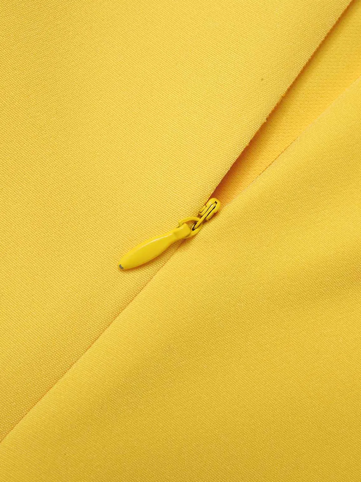 Clearance Retro Stage 1950s Off-Shoulder Buttons Romper Yellow