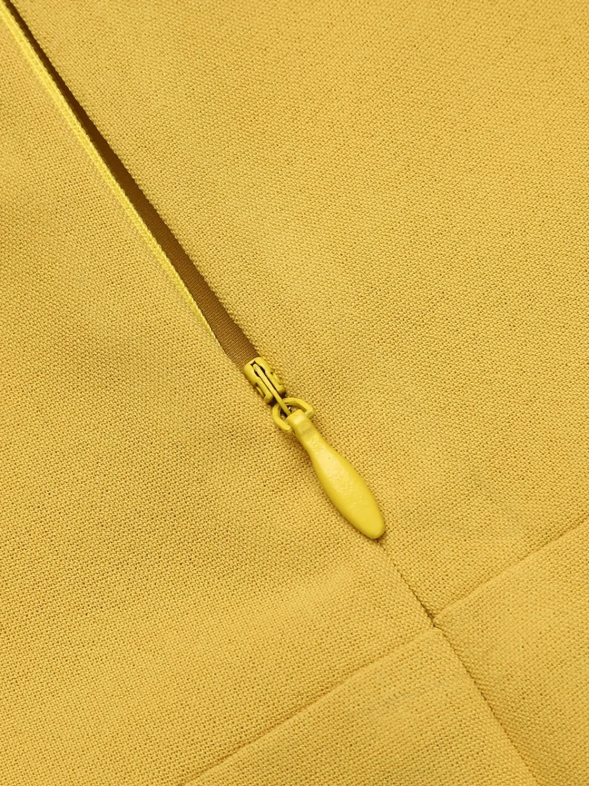 New Retro Stage 1950s Spaghetti Strap Button Romper Yellow